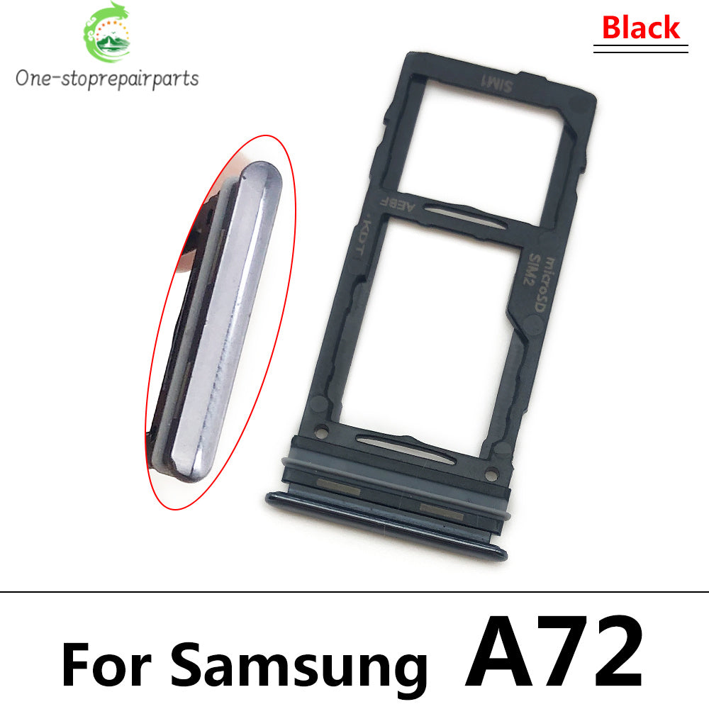 New Sim Card Tray Reader Socket Slot Holder For Samsung A32 A52 A72 4G 5G Replacement Part Samsung phone repair parts