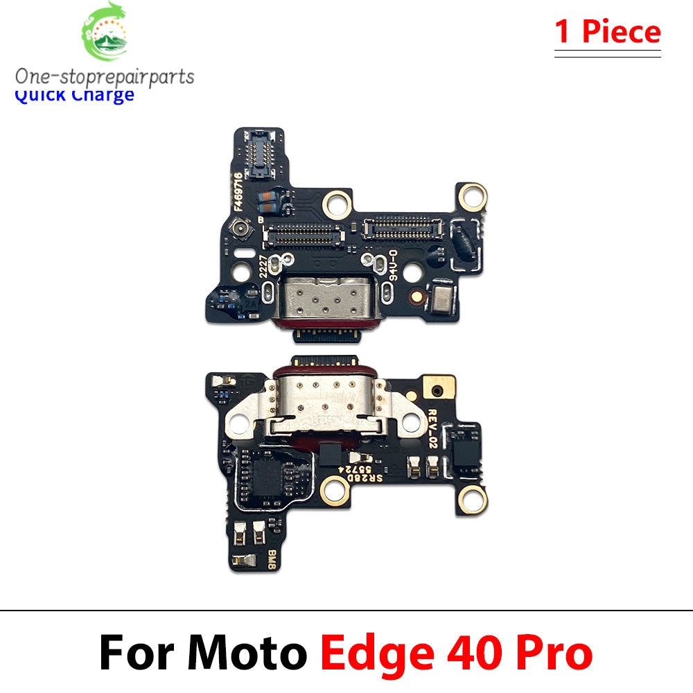Dock Connector USB Charger Charging Port Micro Board Flex Cable For Motorola Moto Edge 40 50 60 Neo Pro Fusion Ultra Stylus Motorola phone repair parts