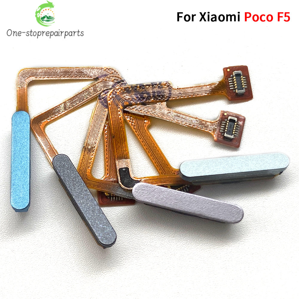 New Fingerprint Flex Cable For Xiaomi Mi Poco F3 F4 GT F5 5G Home Menu Button Key Flex Cable Replacement Parts Xiaomi  Xiao mi phone repair parts
