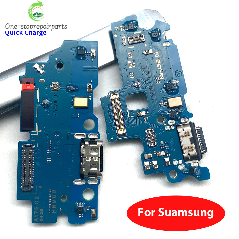 10Pcs, USB Charger Dock Connector Charging Port Microphone Flex Cable  For Samsung A06 A16 A26 A56 A07 A17 A37 A57 4G 5G Samsung phone repair parts