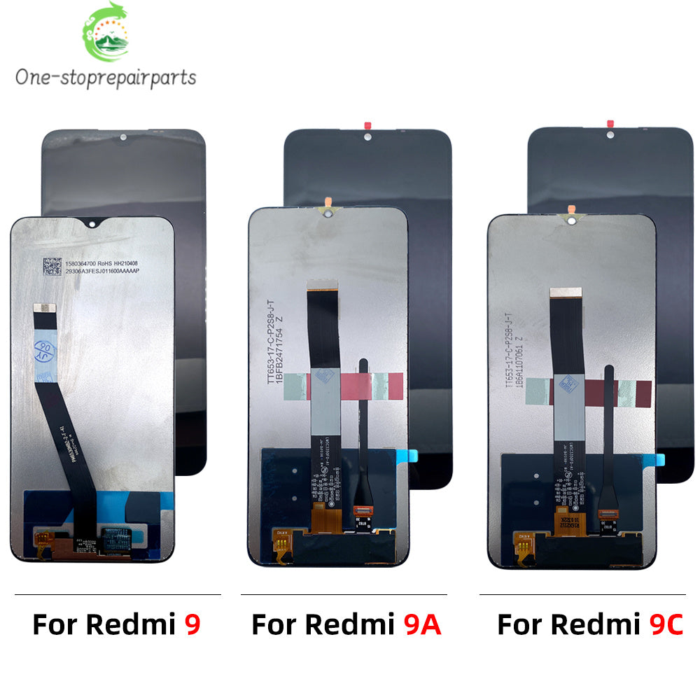 LCD Display For Redmi 7 8 8A 9 9A 9C 9T 10 Prime 10C Display Screen Lcd Display Touch Screen Digitizer Assembly Redmi phone repair parts