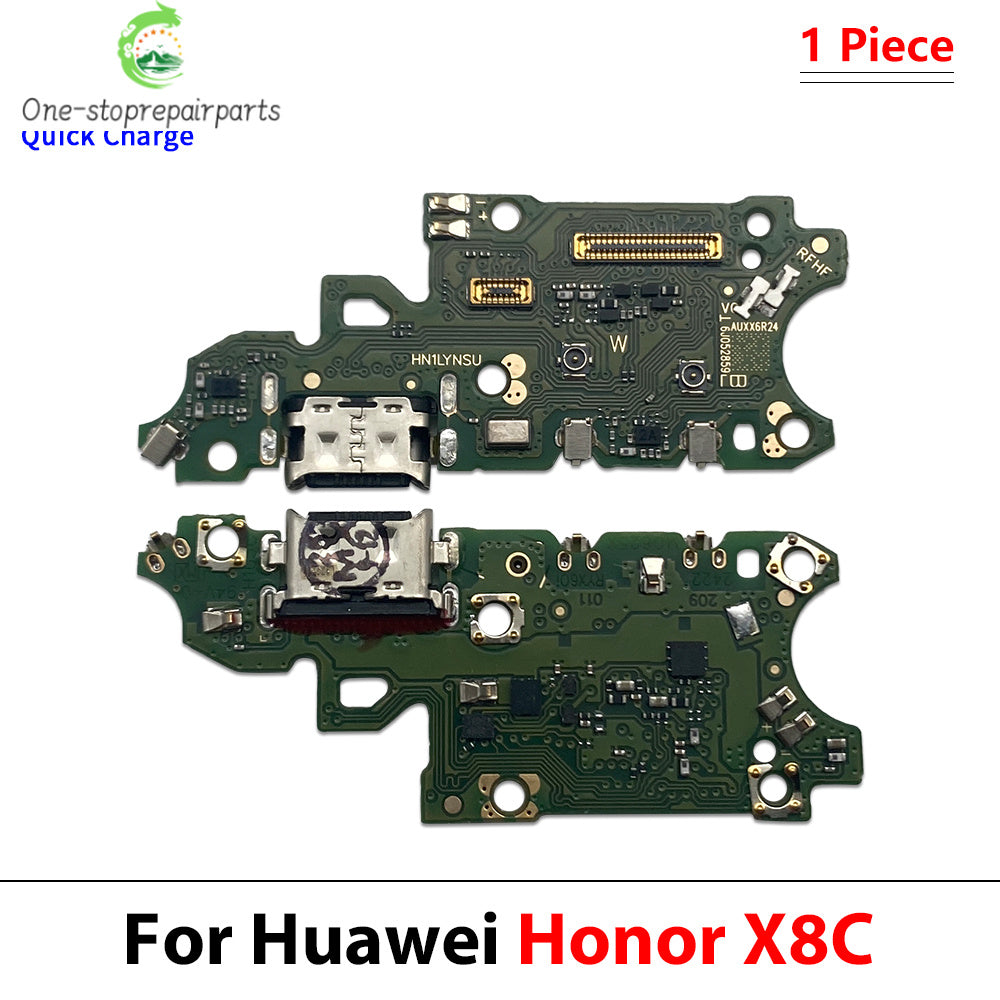 USB Charger Charging Port Connector Flex Cable For Huawei Honor X6 X6A X6B X6C X7 X7A X7B X7C X8 X8A X8C X9 X9A X9B X9C 4G 5G Huawei phone repair parts