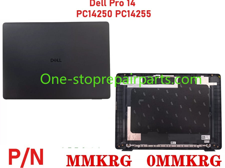 Dell Pro 14 PC14250 PC14255  lcd back cober uppler palmrest bezel bottom hinge cover keyboard touchpad 0K2C6C 0DK0V6 0MCMRV