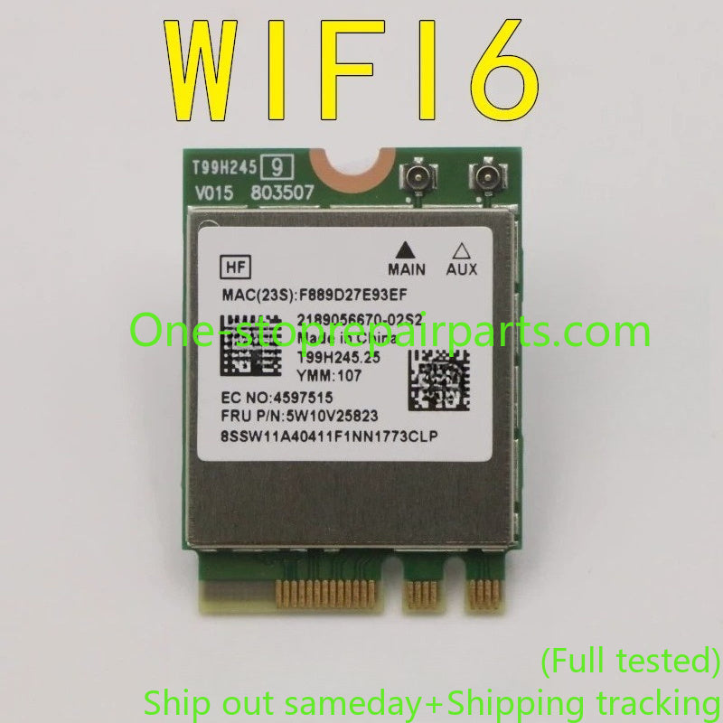Wifi card for ASUS TUF2 FX506HM FX506LH FA506LU FA506IC Wireless network WIFI6 card 5W10V25823 2189056670-02S2 F889D27E93EF