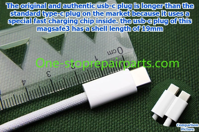 USB-C to MagSafe 3 Cable Power Adapter 30W 35W 70W 96W 140W  for Apple Macbook Magsafe3 Macbook Air A3448 A3449 A3240 A3241 Pro A3434 A3429 A3426 M2 M3 M4 M5  magnetic