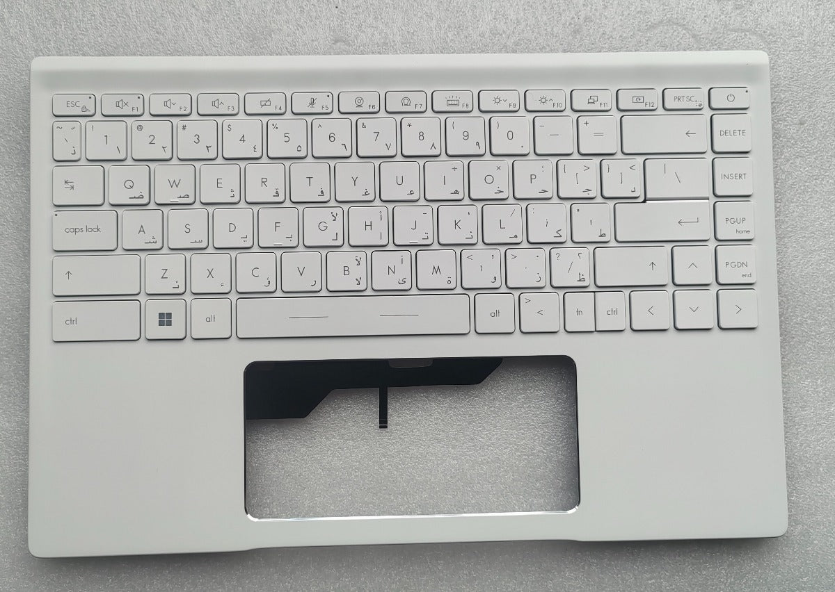 Upper case with keyboard for MSI Prestige 14 MS-14C1 14C2 14C4 P14 palmrest topcase C-cover keyboard MSI laptop repair parts