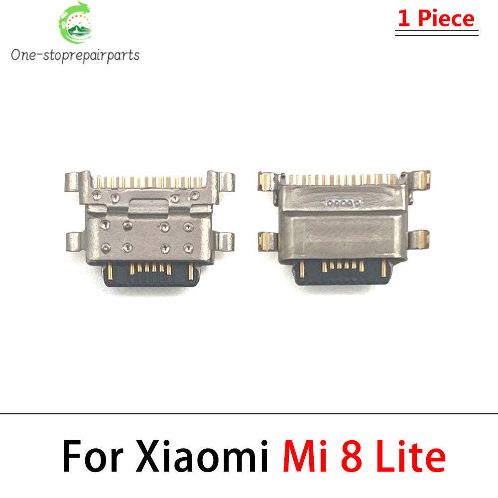 2Pcs, For Xiaomi Mi 8 9 Se 9T 10 10T 11 11T 12 Lite Pro Mi A1 A2 A3 USB Charging Port Connector Charge Jack Socket Dock Xiaomi  Xiao mi phone repair parts