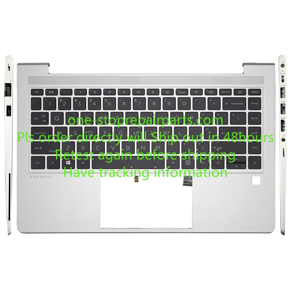 Upper top C case keyboard assembly  for For HP Elitebook 630 640 650 660 G8 G9 G10 G11 C case palmrest top case cover touchpad