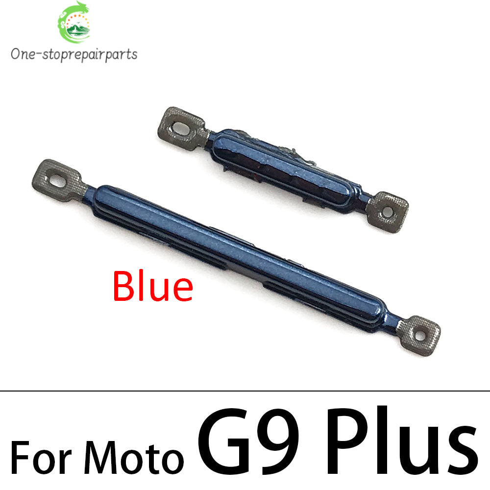 New Side Volume Button Power ON / OFF Buttton Key Set For Motorola Moto G9 G8 G7 Play Plus Power Lite Replacement Parts Motorola phone repair parts