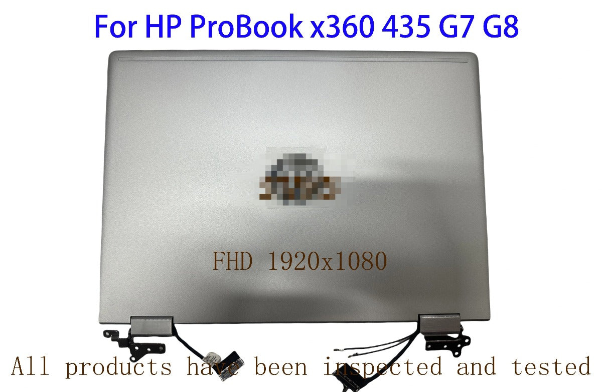 13.3 inch LCD Touch Screen For HP ProBook X360 435 G7 G8 G9 G10 Display Complete Assembly Replacement Upper Half 1920x1080 HP laptop repair parts