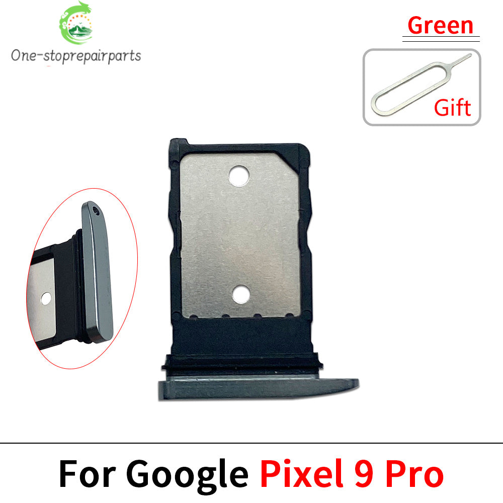 New For Google Pixel 9 / Pixel 9 Pro / Pixel 9 Pro XL Micro Nano SIM Card Holder Tray Slot Holder Adapter Socket Google Pixel phone repair parts
