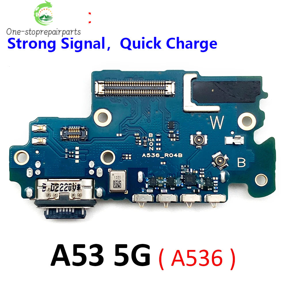 USB Charging Port Mic Microphone Dock Connector Board Flex Cable For Samsung  A53 5G A536 A536B Repair Parts Samsung phone repair parts