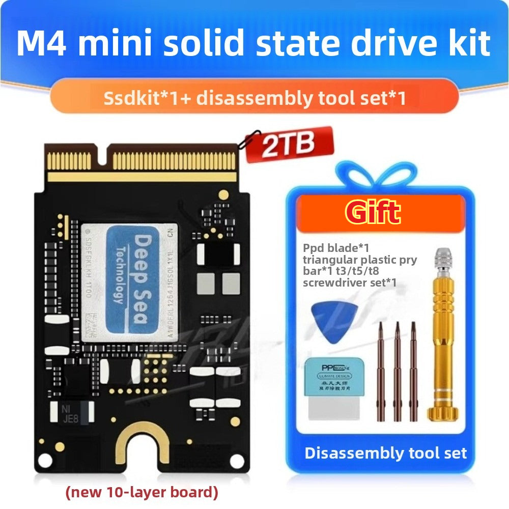 Solid State Drive Kit 1T/2T/4T/8T For MAC MINI M4  Mac Studio M1Max/Ultra M2Max/Ultra M3Max/Ultra M4Max/Ultra M4Pro SSD Capacity Upgrade SSD New Particles Increase Speed Upgrade Memory DIY Reair