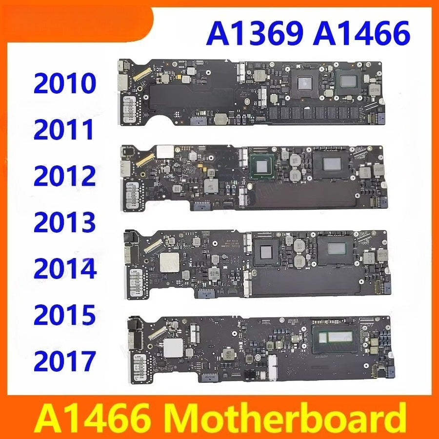 Original A1466 Logic Board For Macbook Air 13' A1369 A1466 Motherboard I5 I7 4GB 8GB 2010 2011 2012 2013 2014 2015 2017 820-00165-A 820-3437-B 820-3209-A  Macbook repair parts