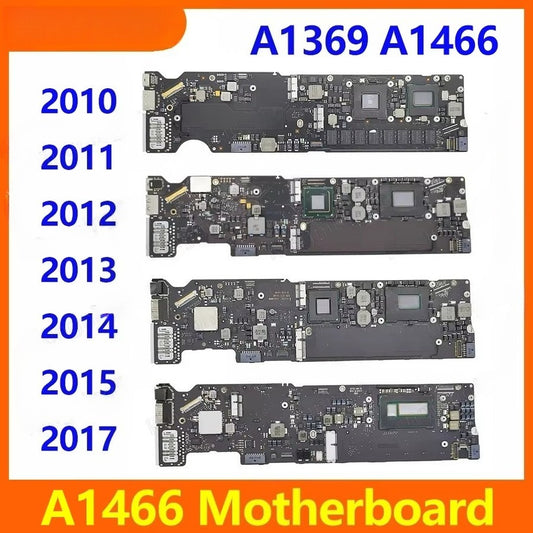 Original A1466 Logic Board For Macbook Air 13' A1369 A1466 Motherboard I5 I7 4GB 8GB 2010 2011 2012 2013 2014 2015 2017 820-00165-A 820-3437-B 820-3209-A  Macbook repair parts