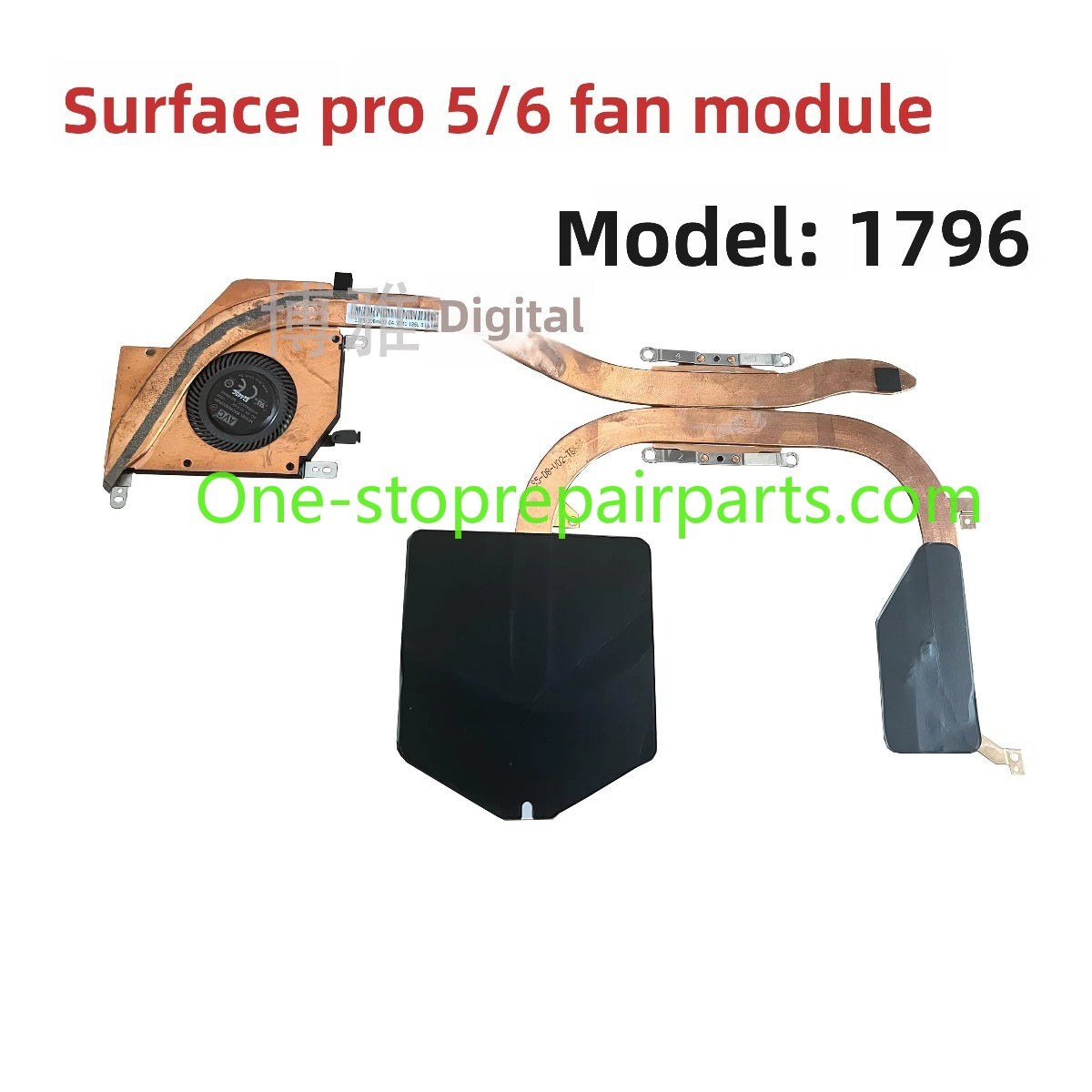 Heatsink cooling fan for Microsoft Surface Laptop Pro4 5 6 7 8 9 10 11 go 1 2 3 book2 3 4 laptop 2 3 4 heat sink fan Microsoft surface laptop repair parts