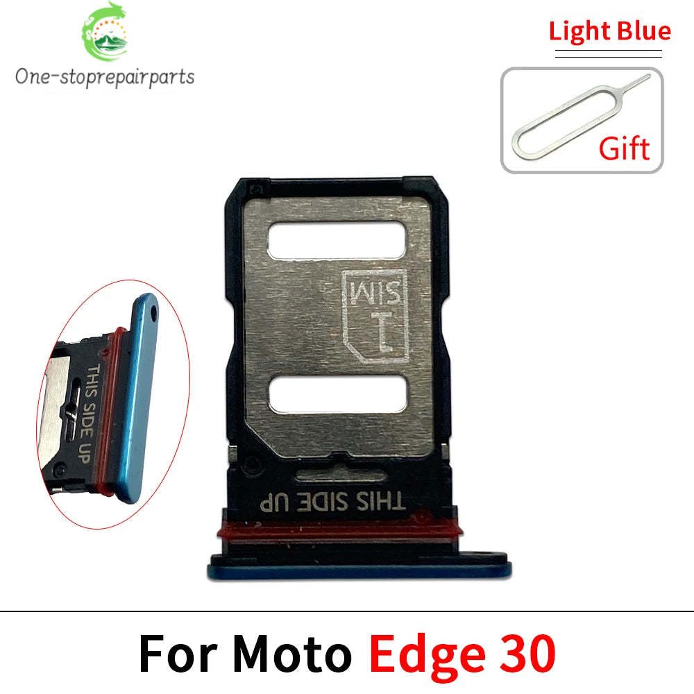 SIM Card Tray Slot Holder Adapter Accessories For Motorola Moto Edge 20 30 40 50 Pro Neo Fusion Lite Ultra Motorola phone repair parts