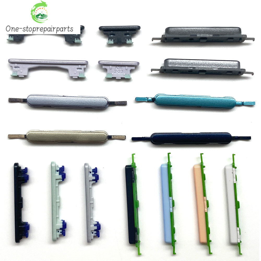 10Pcs, Volume Power Button Side Key For Samsung A22 A32 A52 A72 A13 A33 A53 A14 A24 A34 A05 A15 A25 A35 A06 A26 A36 A16 A07 A17 Samsung phone repair parts