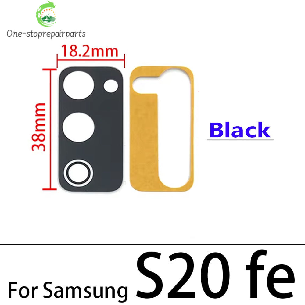 Rear Back Camera Glass Lens For Samsung  S20 S21 S22 S23 S24 Plus Ultra FE 5G Camera Glass With Adhesive Samsung phone repair parts