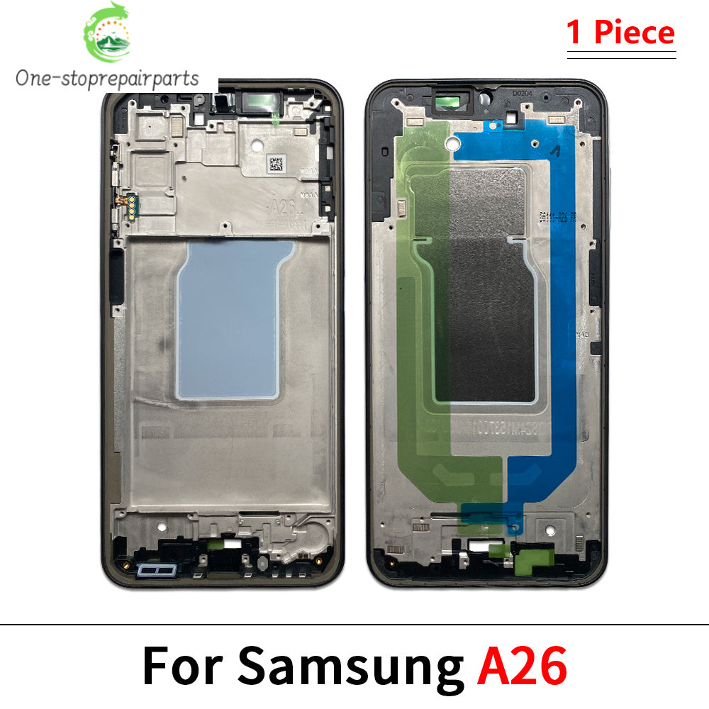 New Front Housing LCD Frame Screen Bezel Holder For Samsung A05 A05s A15 A25 A35 A06 A26 A34 4G 5G Samsung phone repair parts