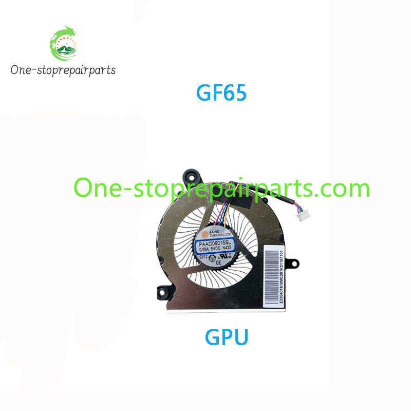New Original LAPTOP CPU GPU Cooling Fan For MSI GF63 MS-16R1/MS-16R3/MS-16R5 GF65 WF65  MSI laptop repair parts