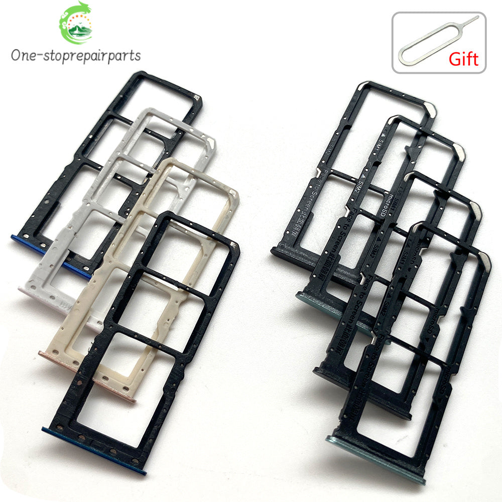 New For OPPO A11 A12 A15 A16 A16s Micro Nano SIM Card Holder Tray Slot Holder Adapter Socket OPPO phone repair parts