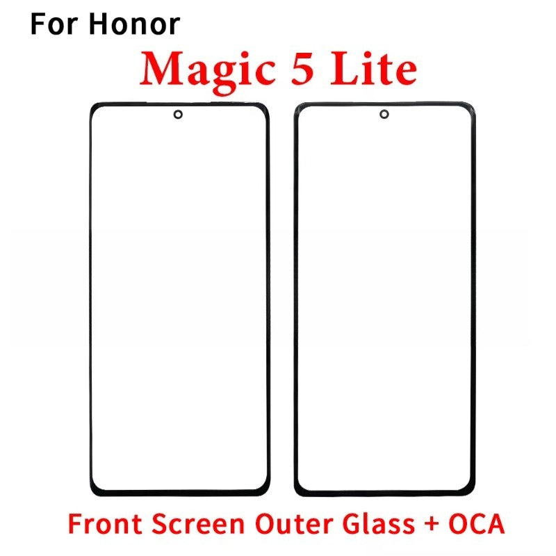 New Front Screen Outer Glass With OCA For Huawei Magic 5 6 Pro Lite / Honor 50 60 Pro SE Lite Huawei phone repair parts