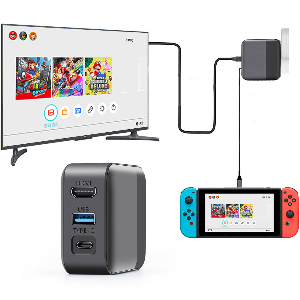 Switch HDMI screen projection charging base Suitable for Nintendo switch Support 4K60HZ fast charging TV base