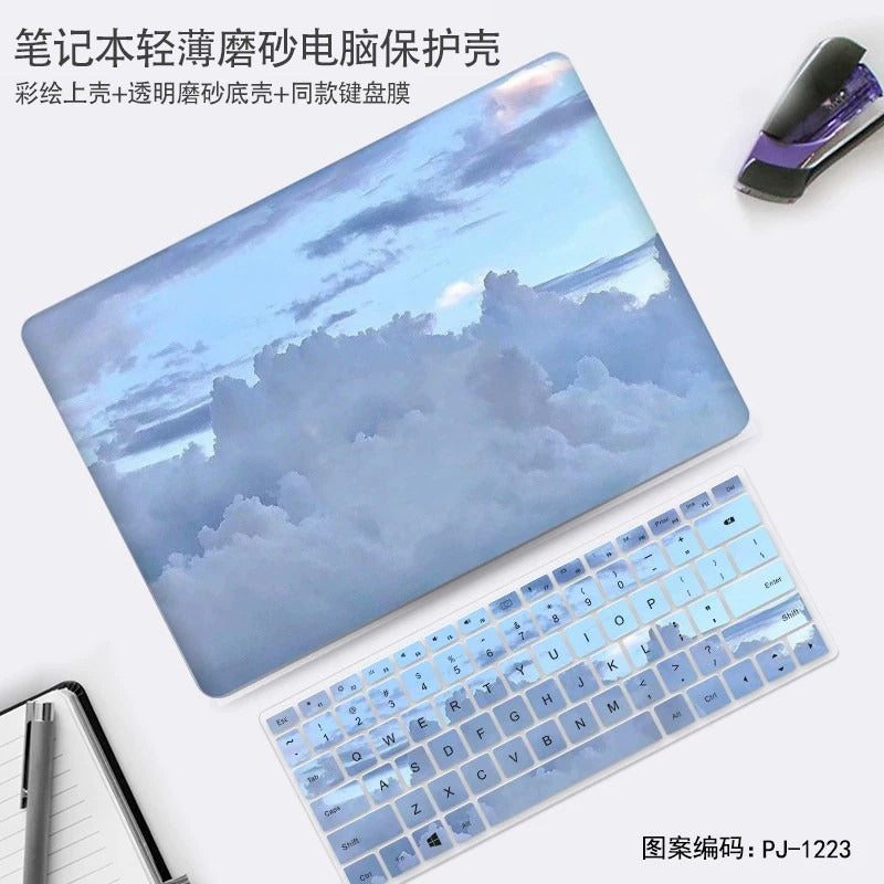 Oil painting wind protective case for Huawei 11 "12" 13 "14" 15 "16" matebook 14 MateBook XPro 16S 13S MateBook D14/SE Honor MagicBook X 15 16 protective case, notebook case film Laptop accessories