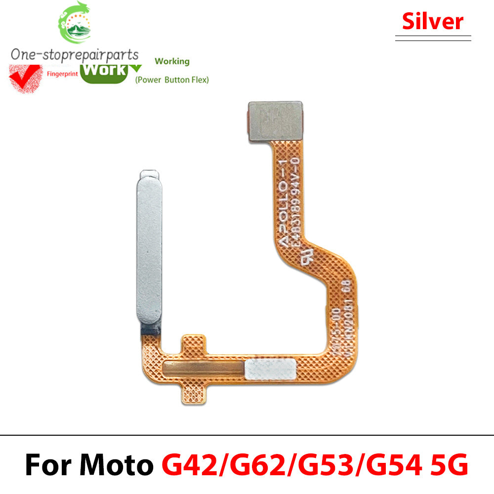 Home Button FingerPrint Touch ID Sensor Flex Cable For Motorola Moto G22 G42 G62 G53 G54 E32 Replacement Parts Motorola phone repair parts