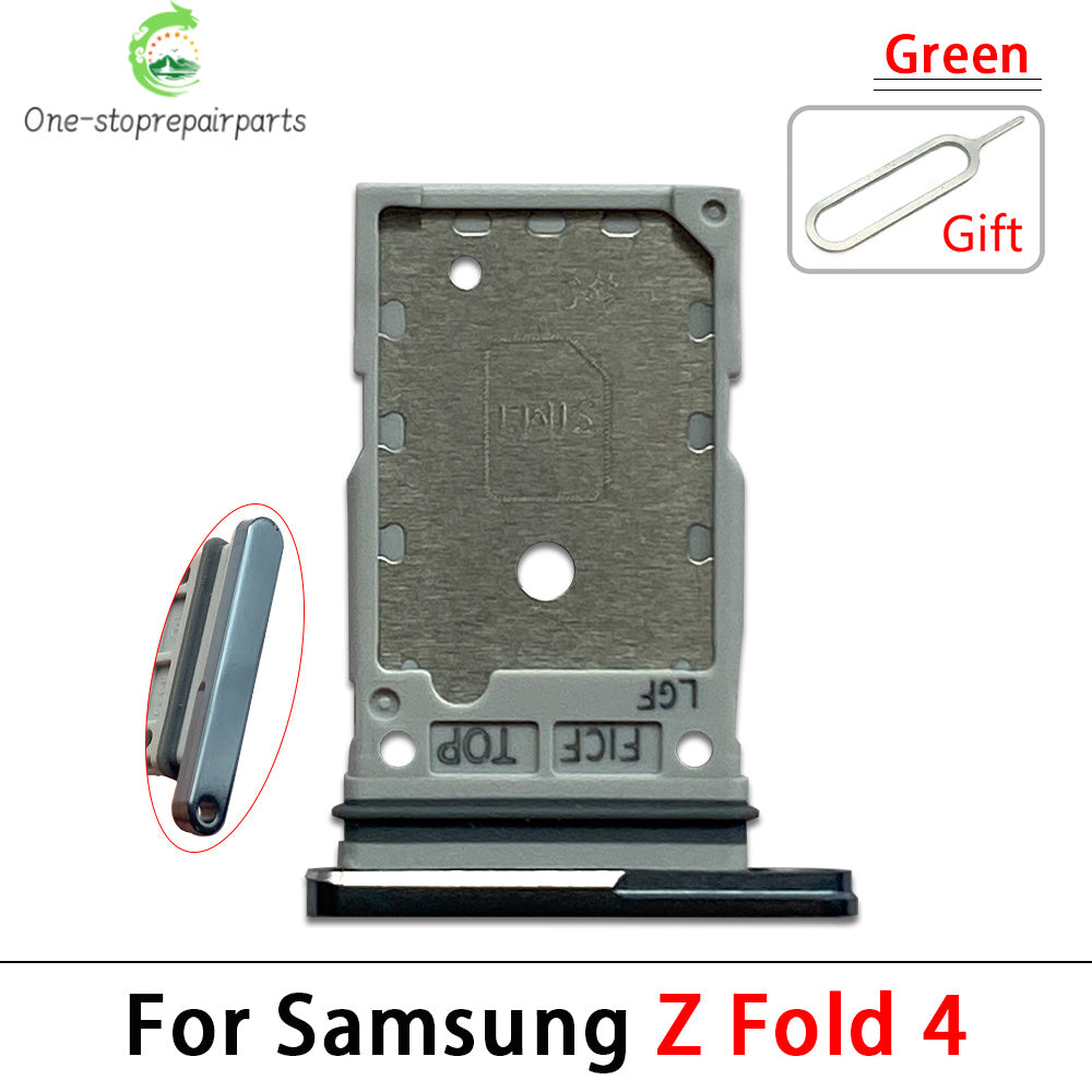 New For Samsung Z Fold 2 3 4 5 6 F916 F926 F936 F946 Micro Nano SIM Card Holder Tray Slot Holder Adapter Socket Samsung phone repair parts