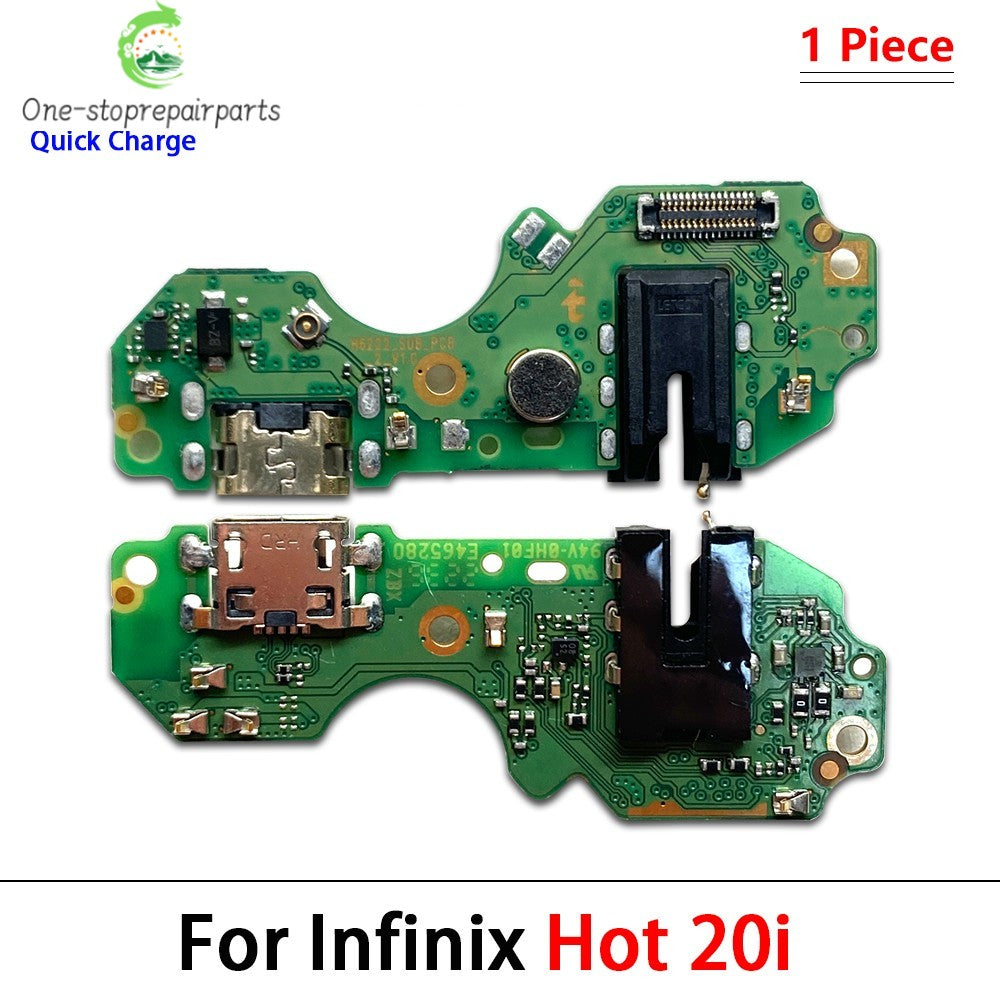 USB Charge Port Dock Connector Charging Board Flex Cable For infinix Hot 9 10 10i 10s 10T 11 11s 12 20 20i 30i 30 40 Play Pro 5G  infinix phone repair parts
