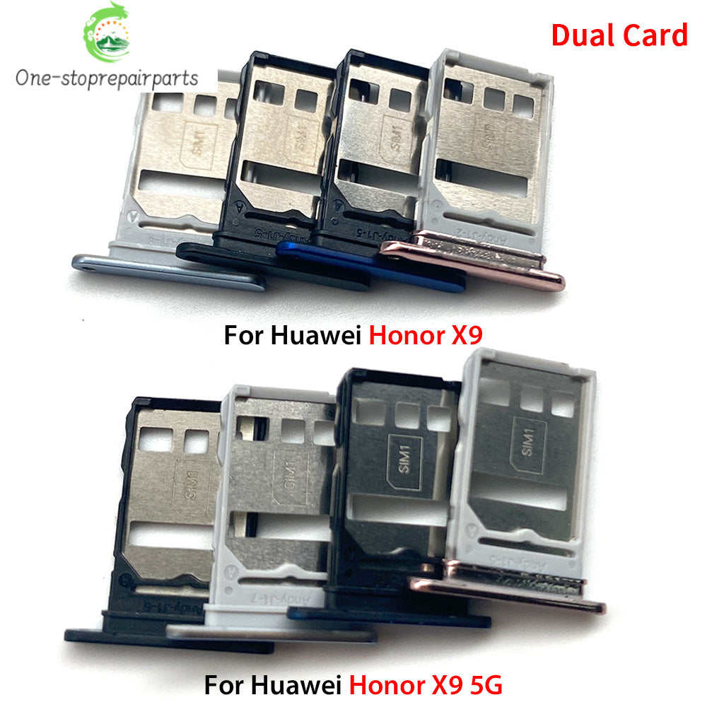 10Pcs/Lot, New SIM Card Tray Slot Holder Adapter Accessories For Huawei Honor X9 X9A X9B 4G 5G Repair Parts Huawei phone repair parts
