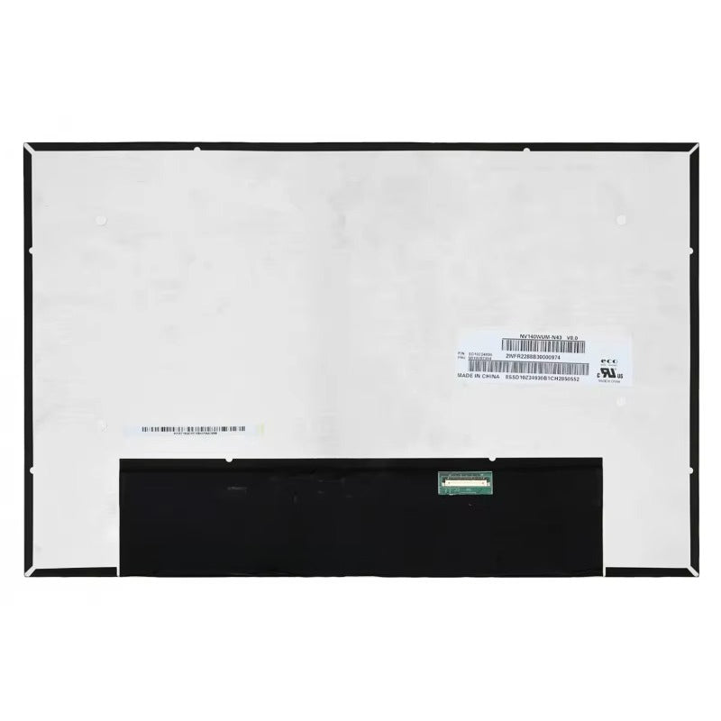 14" IPS Laptop LCD Screen NV140WUM-N43 B140UAN03.2 N140JCA-EEL Rev.C1 LP140WU2-SPD1 M140NW4D R4 MNE007QS3-2 Display Matrix Panel Laptop screen replacement