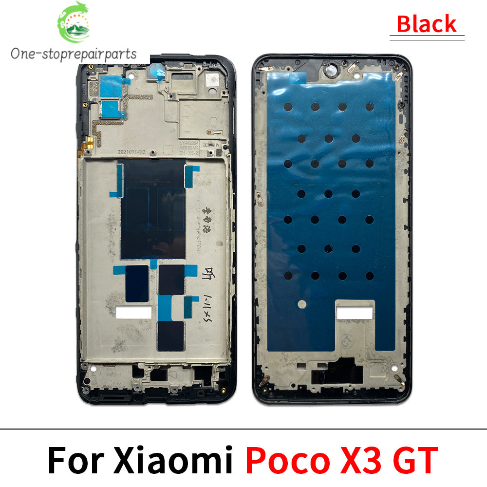 New Front Housing LCD Frame Screen Bezel Holder For Xiaomi Poco F3 F4 X3 GT M3 M4 M5s X5 X6 Pro 4G 5G Xiaomi  Xiao mi phone repair parts