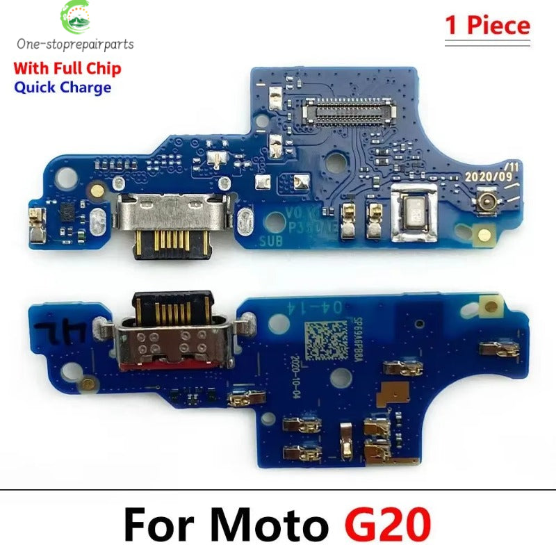 New For Moto G10 G20 G30 G50 G31 G41 G71 G60s G51 G22 G72 5G USB Charge Port Jack Dock Connector Charging Board Flex Cable Motorola phone repair parts
