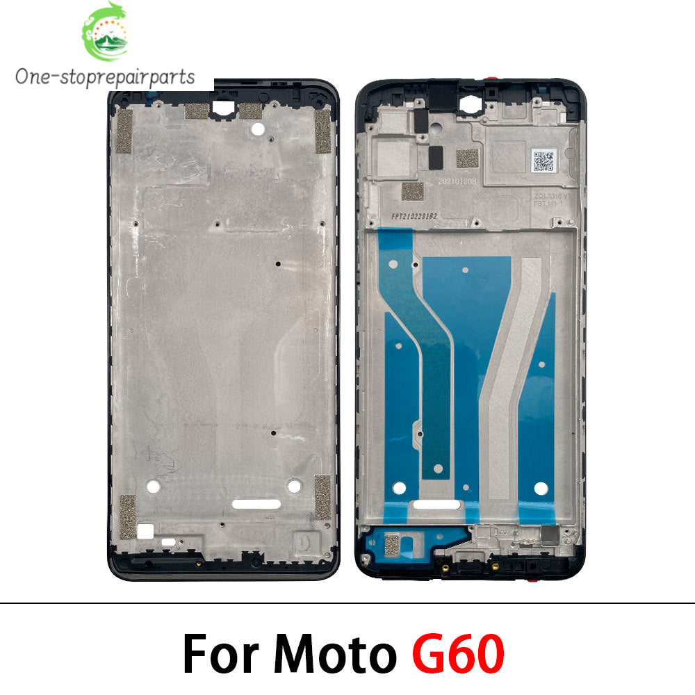 New For Motorola Moto G10 G20 G30 G50 G60 G60S G100 G200 Housing Middle Frame Bezel Plate Cover Motorola phone repair parts