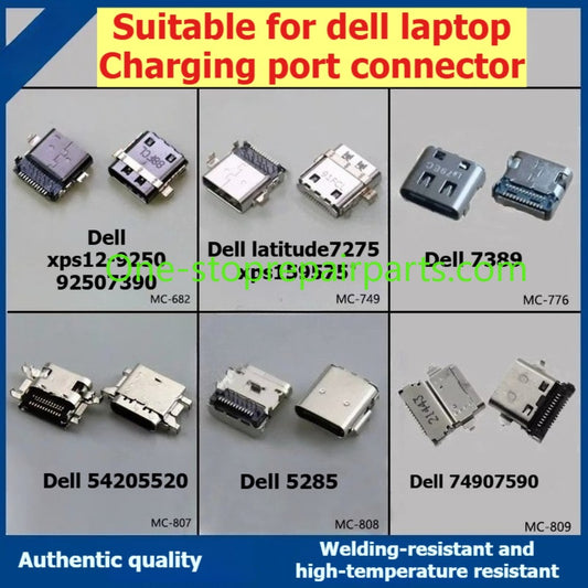 Dell XPS 12 5320 9250 7390 7389 5420 5520 5285 7490 7590 Latitude 7275 XPS15 9575 USB type-c charging port connector Built-in power interface Laptop tail plug