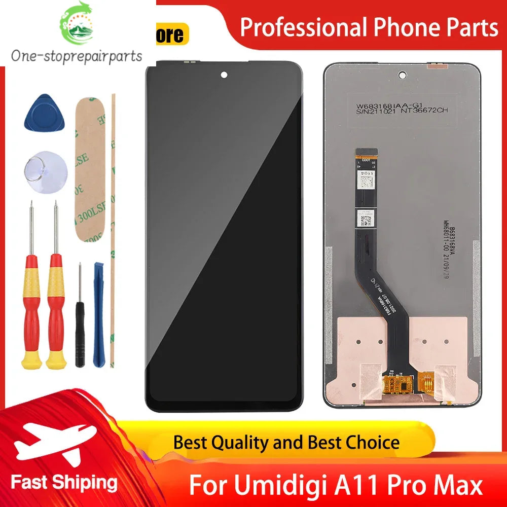 100% Original LCD Display Touch Screen 6.8 Inch Digitizer Frame For UMIDIGI A11 PRO MAX Assembly Digitizer Other Brand Phone repair parts
