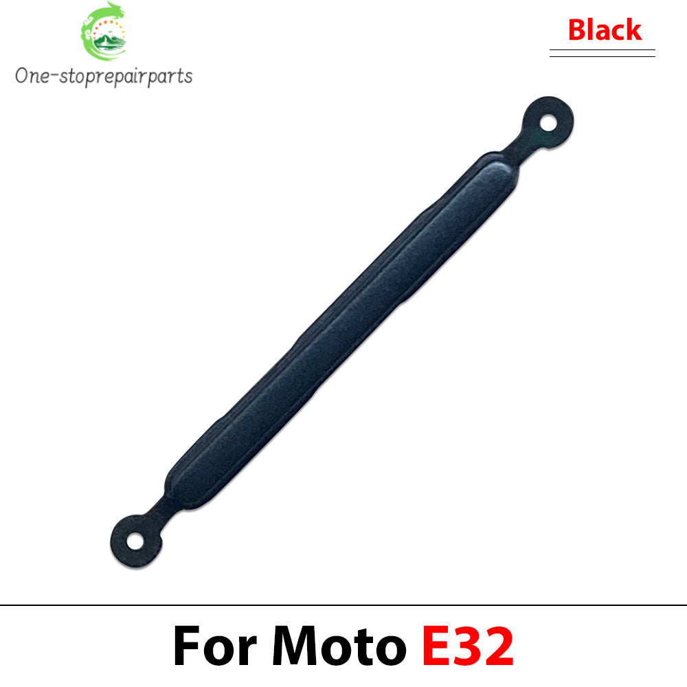 New For Motorola Moto E13 E14 E20 E30 E40 E22 E32 Side Power Key + Volume Button Replacement Parts Motorola phone repair parts