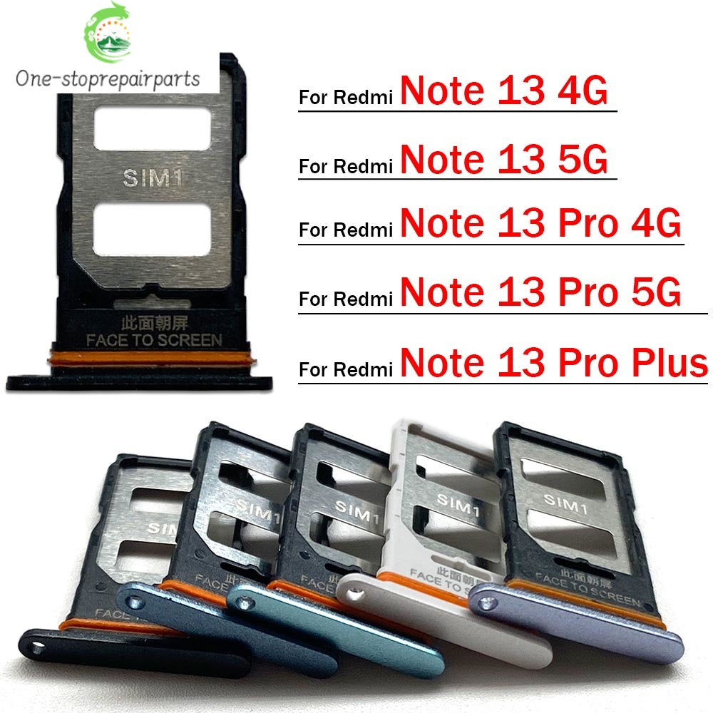 New For Xiaomi Redmi Note 13 Pro Plus 4G 5G SIM Card Tray Slot Holder Adapter Accessories  Xiaomi  Xiao mi phone repair parts