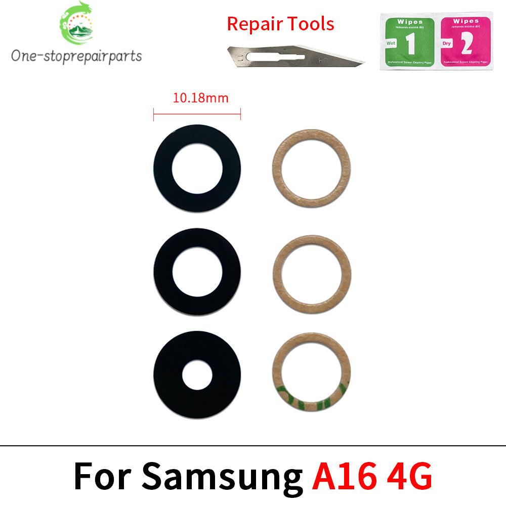Rear Back Camera Glass Lens For Samsung A06 A16 A26 A36 A56 A07 A17 4G 5G Camera Glass With Glue Adhesive Samsung phone repair parts