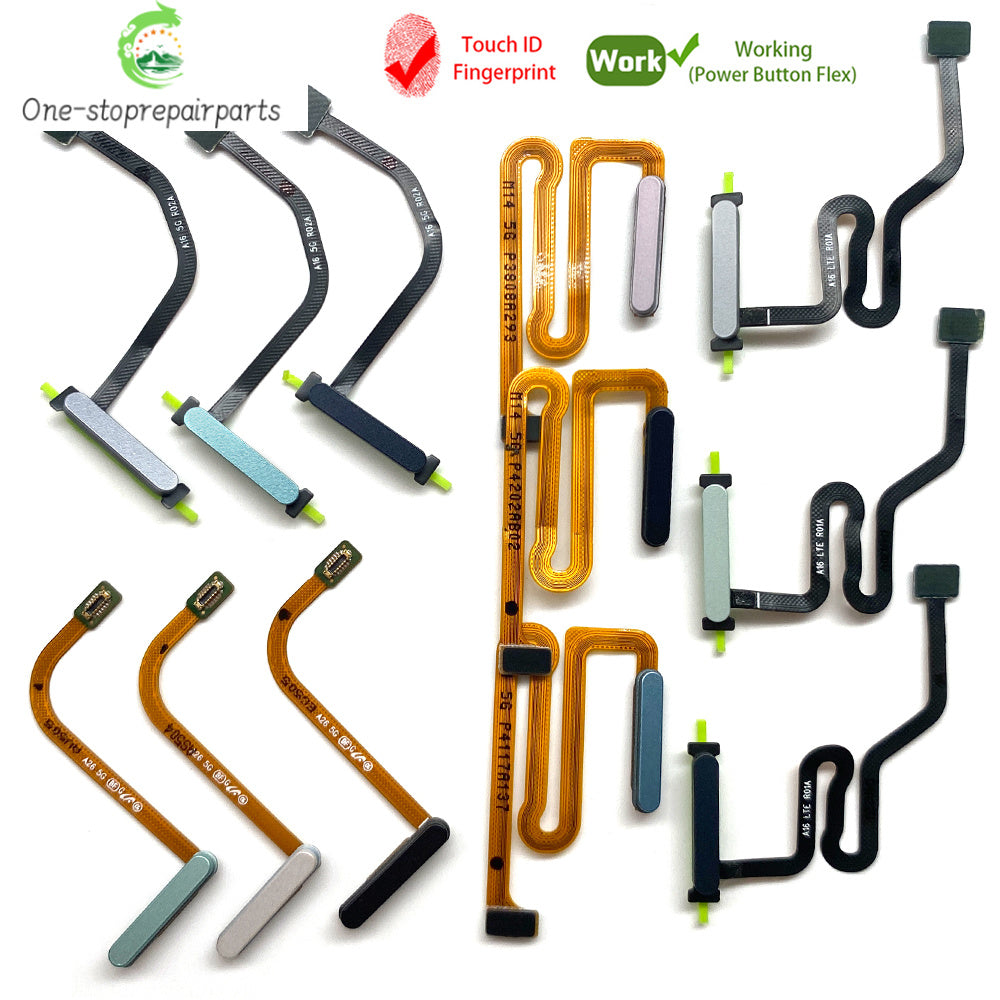 Home Button FingerPrint Touch ID Sensor Flex Cable Ribbon For Samsung A06 A16 A26 A07 A17 4G 5G Replacement Parts Samsung phone repair parts