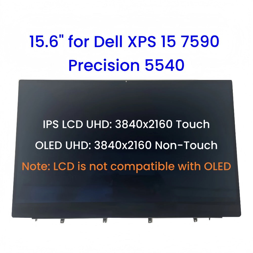 15.6" for DELL XPS 15 7590 Precision 5540 LCD Touch/OLED Screen Assembly LQ156D1JX42 0DPNY4 0N5V8C ATNA56WR04-0 0XCKGD 0HHFM Dell laptop repair parts