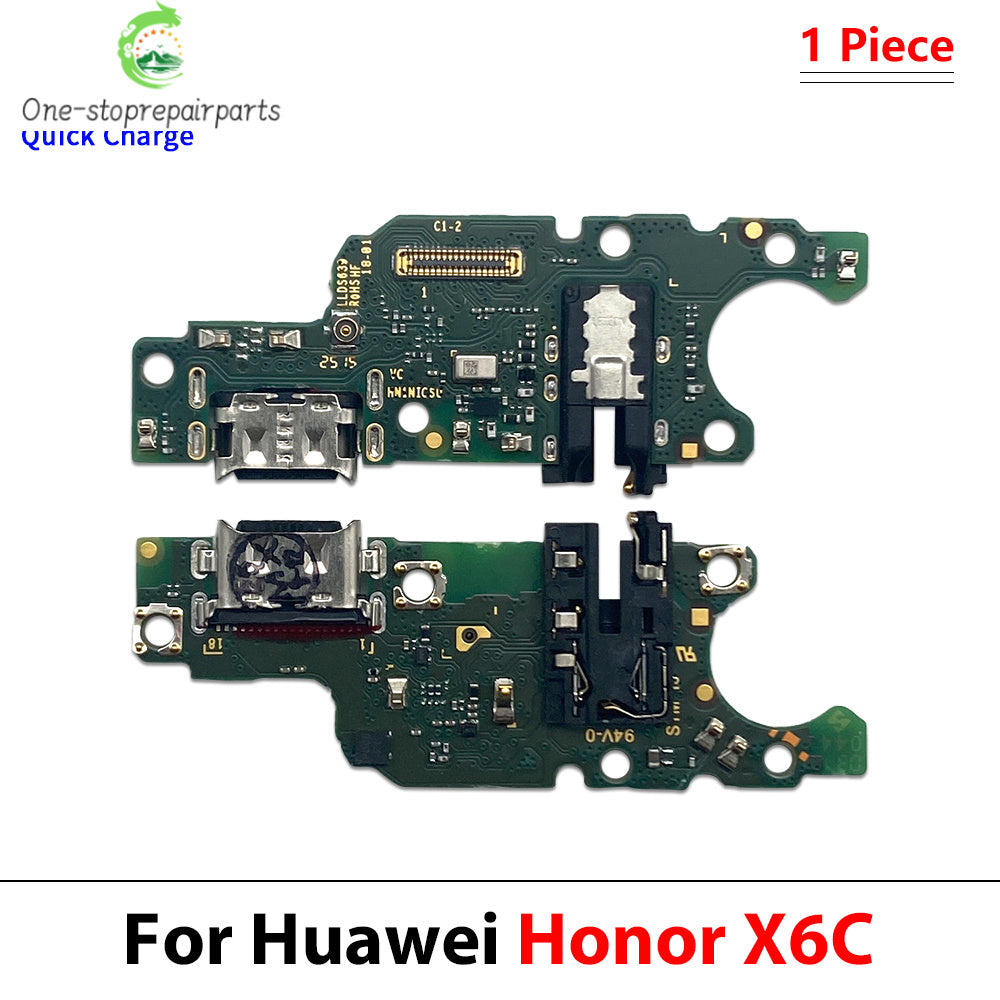 USB Charger Charging Port Connector Flex Cable For Huawei Honor X6 X6A X6B X6C X7 X7A X7B X7C X8 X8A X8C X9 X9A X9B X9C 4G 5G Huawei phone repair parts