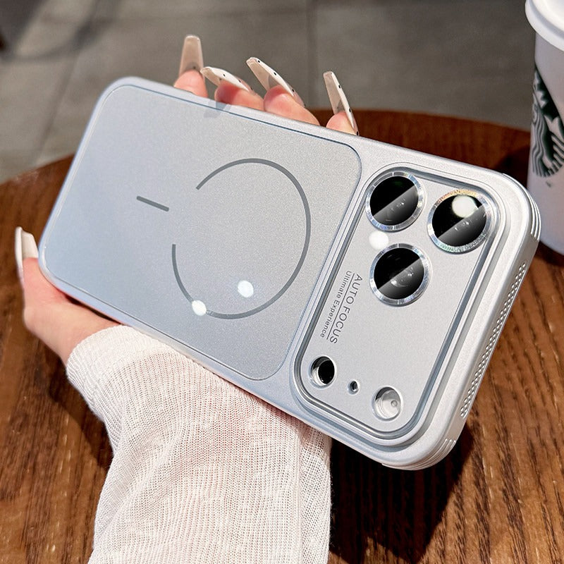 Ice heat dissipation Magnetic suction For iPhone 18promax mobile phone case New iPhone17 with lens film All-inclusive protection 16Pro Side heat dissipation and breathability 15 men's and women's cases Phone Accessories