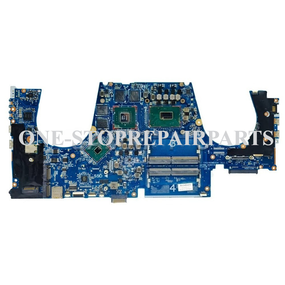 For HP ZBOOK 15 G5 Motherboard DA0XW2MBAG0 I5-8300H I7-8750H E-2186M P1000 P2000 L28695-601 Pavilion 15-cs3000 Mainboard HP laptop repair parts