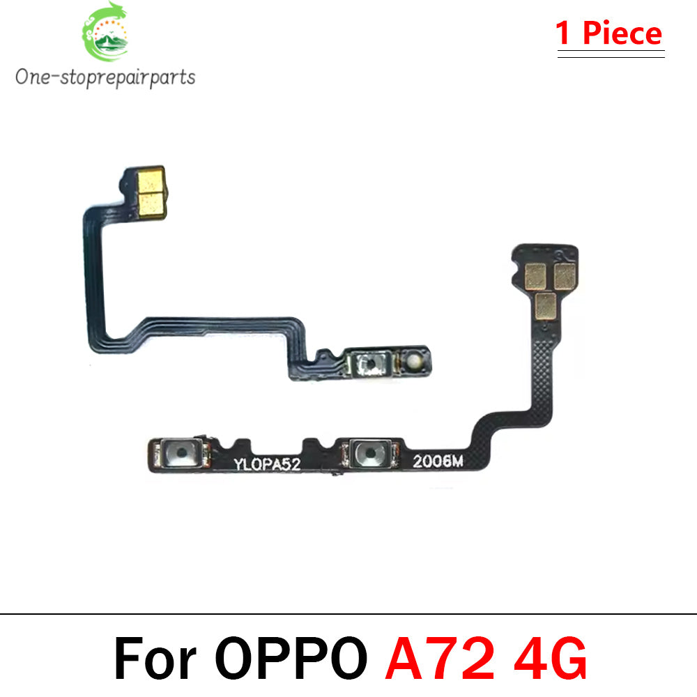 New Power on off Volume Key Button Flex Cable For OPPO A12 A15 A16 A52 A53 A54 A55 A57 A72 A73 A74 A93 A94 A95 A96 4G 5G OPPO phone repair parts