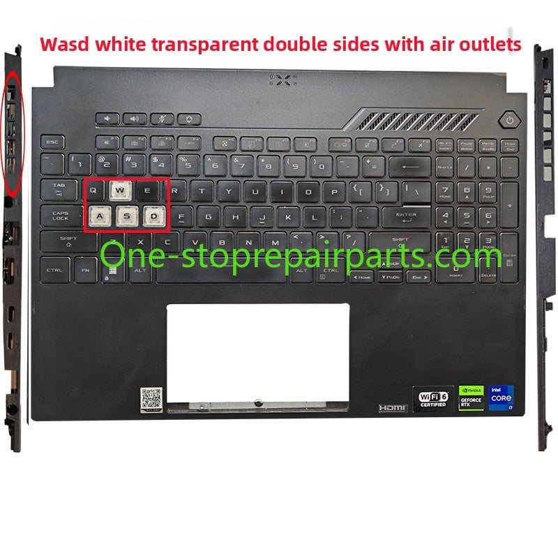 Upper case keyboard ASUS TUF3 TUF4 TUF5  FA507 FX517 FX507 F15 FX507Z FA507R FX507ZC FX517 FA607 FX617 topcase palmrest keyboard