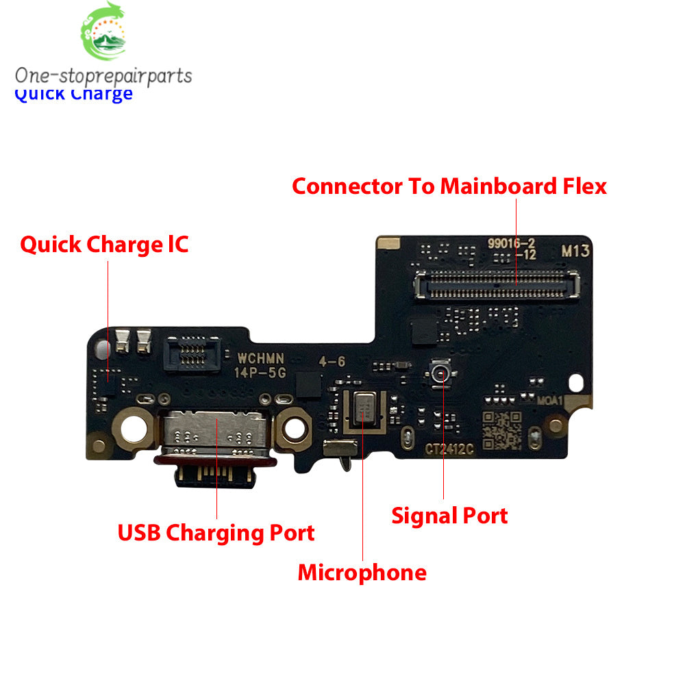 New For XIaomi Redmi Note 14 Pro Plus 4G 5G USB Charging Port Dock Charger Plug Connector Main Board Flex Cable  Xiaomi  Xiao mi phone repair parts